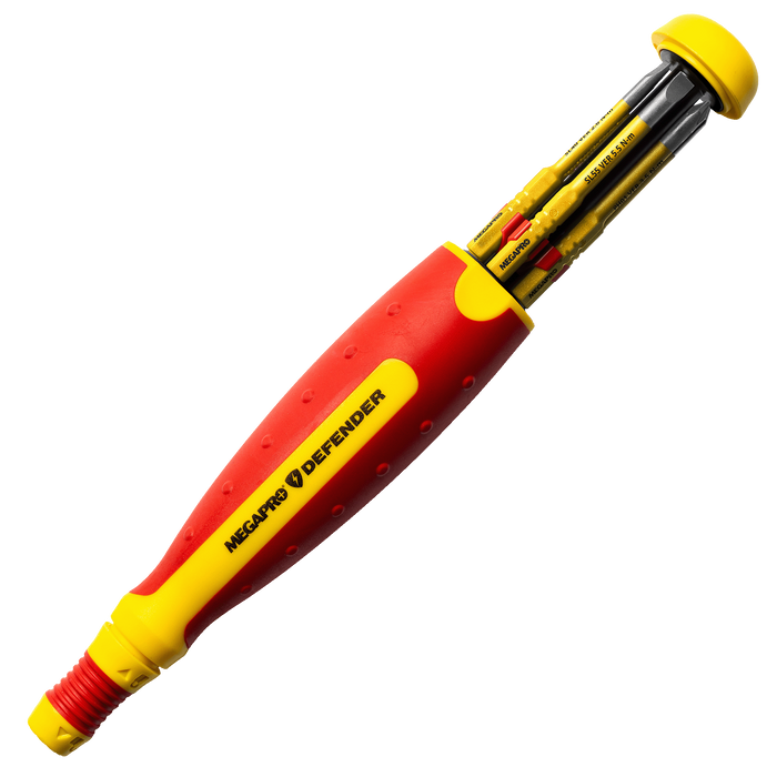 Megapro 6-in-1 Insulated Multi-Bit Screwdriver