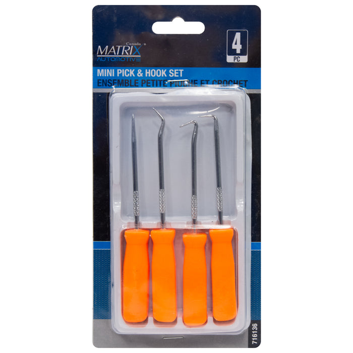 Matrix 4 pc. Mini Pick & Hook Set
