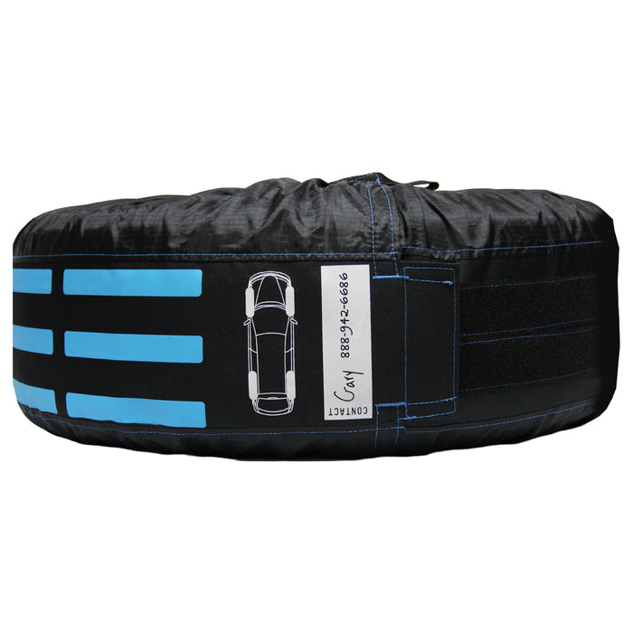 Matrix 4PK Black Adjustable Tire Covers