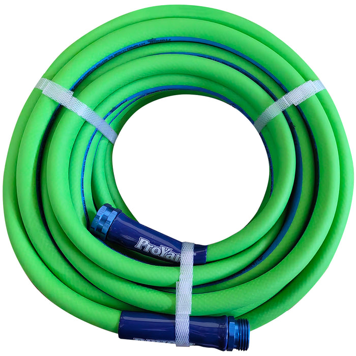 ProYard Hybrid All-Weather Garden Hose 5/8" w/ Aluminum Coupling