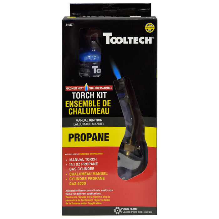 Tooltech HAZ Manual Propane Torch Kit - 14.1oz