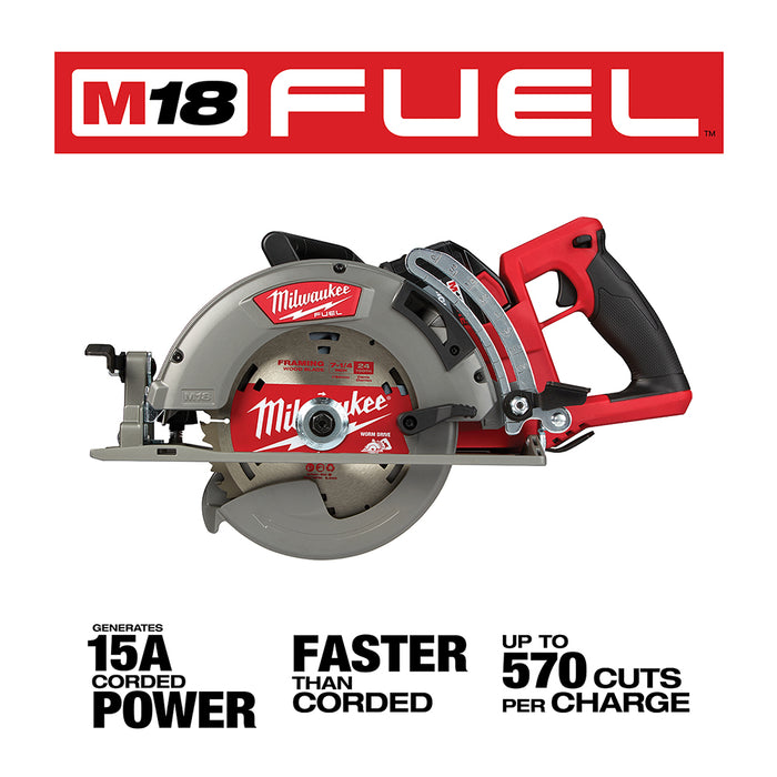 Milwaukee M18 FUEL Cordless Rear Handle 7-1/4" Circular Saw Kit