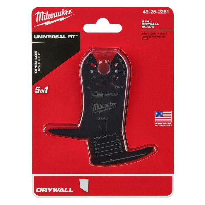 Milwaukee OPEN-LOK 5-In-1 Drywall Blade