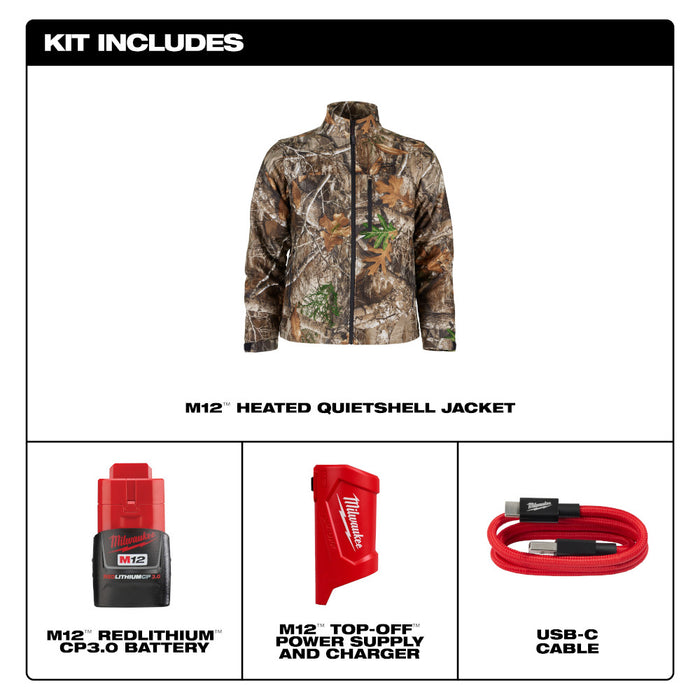 Milwaukee M12 QUIETSHELL NEXT GEN Heated Jacket Kit