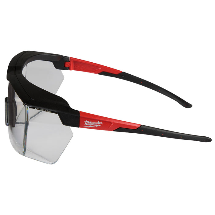 Milwaukee Over-The-Glass Dual Coat Clear Safety Glasses