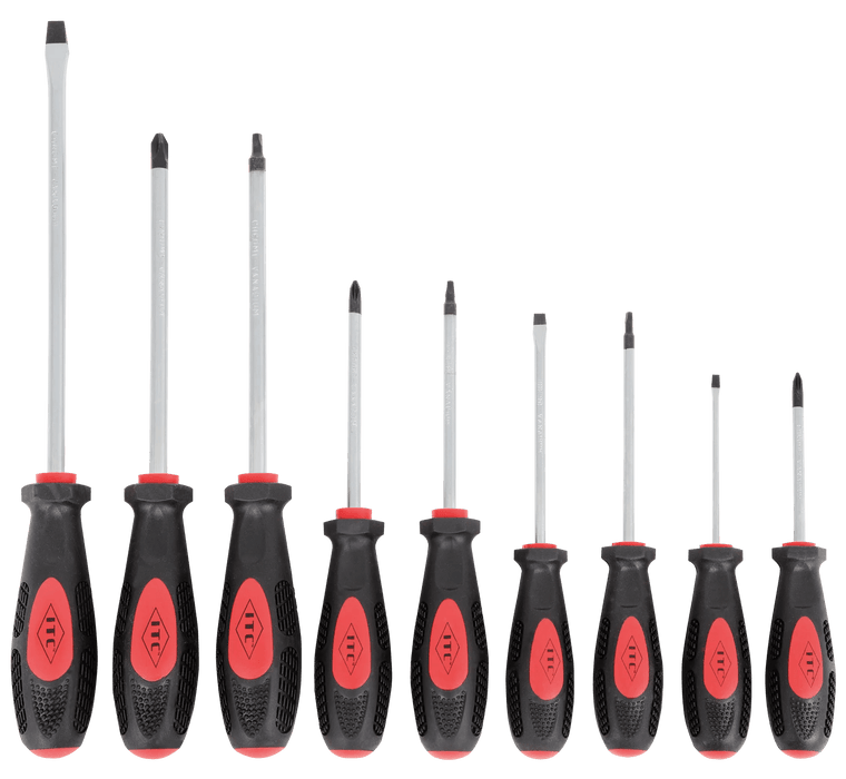 ITC 9 pc. Ergonomic Screwdriver Set