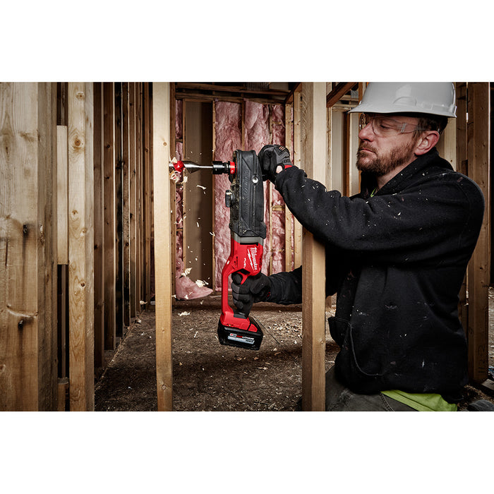 Milwaukee M18 FUEL Cordless Super Hawg Right Angle Drill with QUIK-LOK Kit