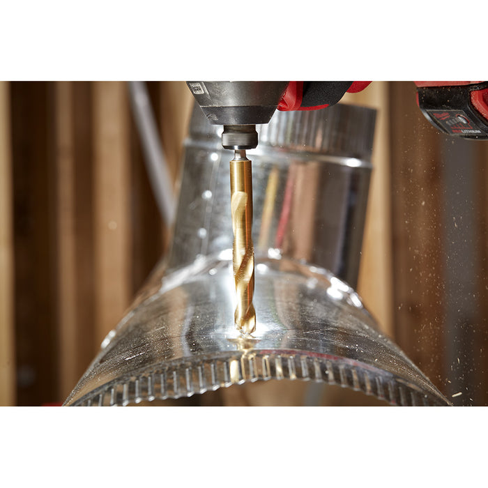 Milwaukee SHOCKWAVE Impact Duty RED HELIX Titanium Drill Bit