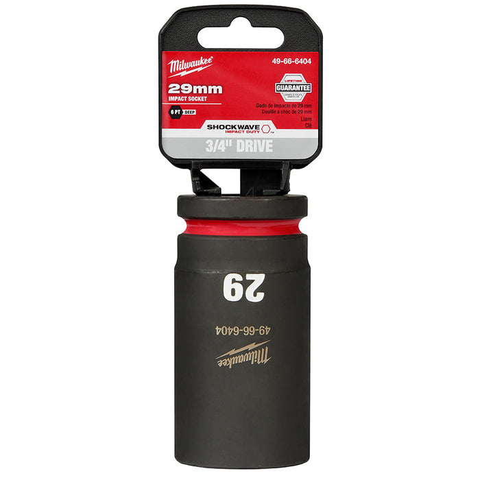 Milwaukee SHOCKWAVE Metric Impact Deep Socket 6-Point