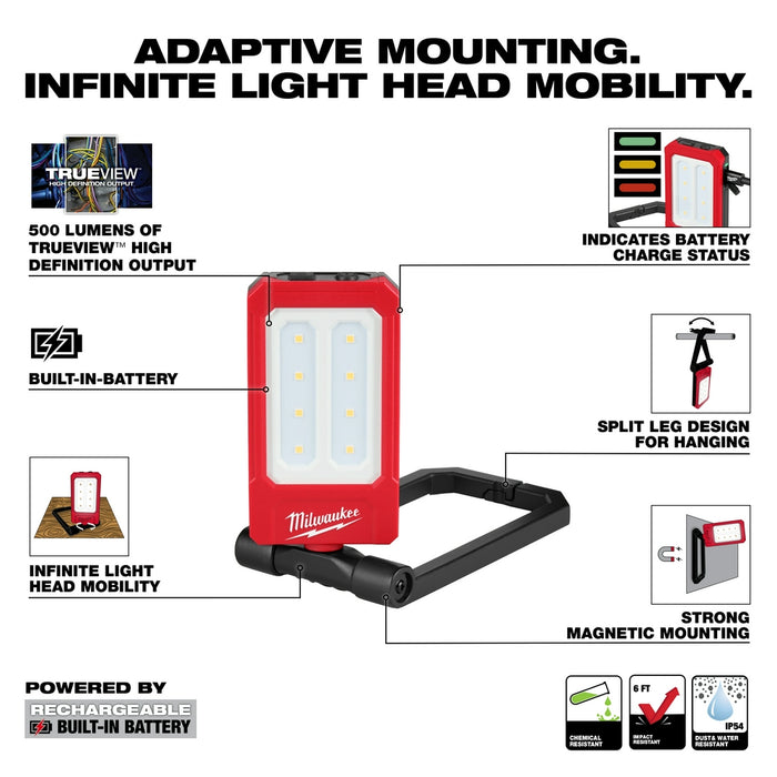 Milwaukee Rechargeable Low-Profile Magnetic Task Light