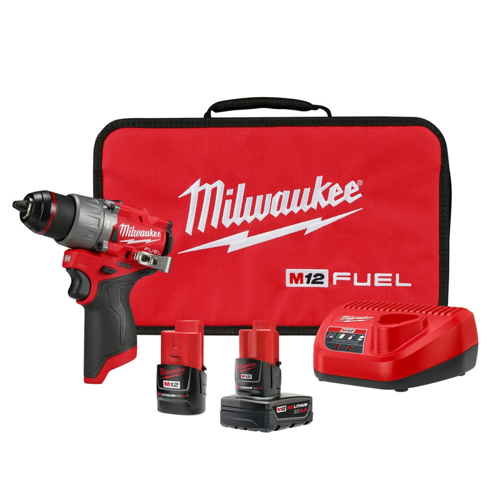 Milwaukee M12 FUEL 1/2" Hammer Drill/Driver Kit