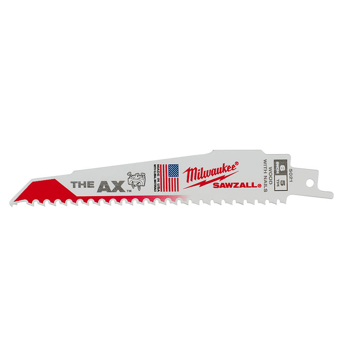 Milwaukee SAWZALL® The AX Nail Embedded Wood Blades