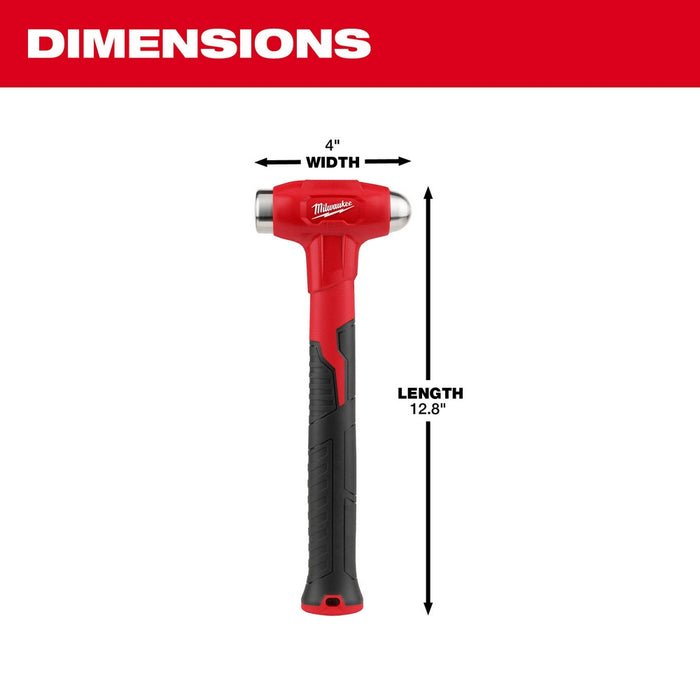 Milwaukee 16 oz. Dead Blow Ball Peen Hammer