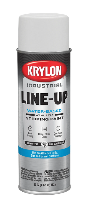 Krylon Line-Up Water-Based Athletic Striping Paint - Athletic White 510g