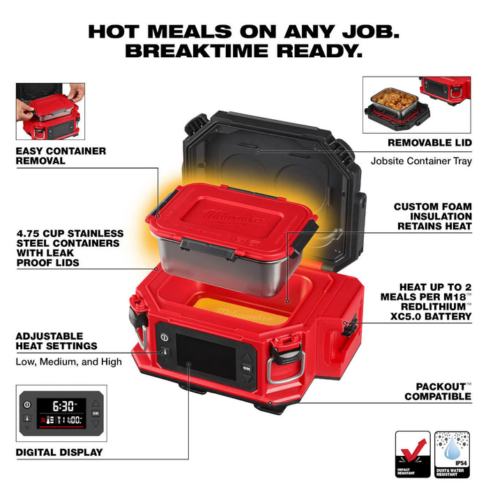 Milwaukee M18 Jobsite Lunch Warmer