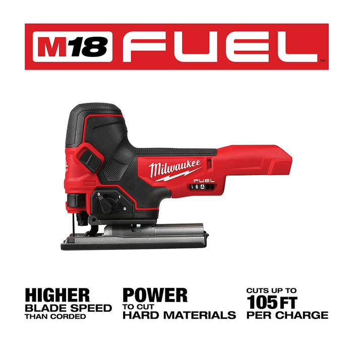 Milwaukee M18 FUEL Cordless Barrel Grip Jig Saw - Tool Only