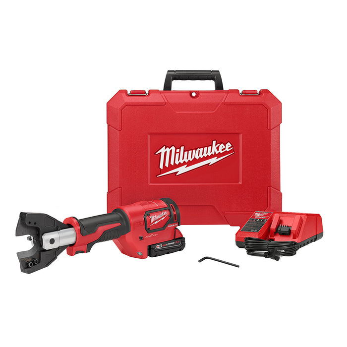 Milwaukee M18 FORCE LOGIC Cable Cutter Kit w/ 750 MCM Cu Jaws
