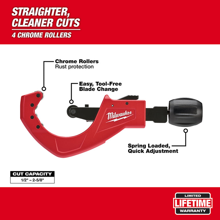 Milwaukee Quick Adjust Copper Tubing Cutter