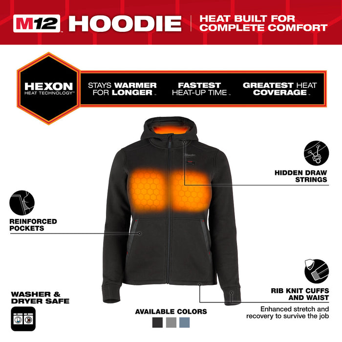 Milwaukee M12 Women's Heated Hoodie Kit