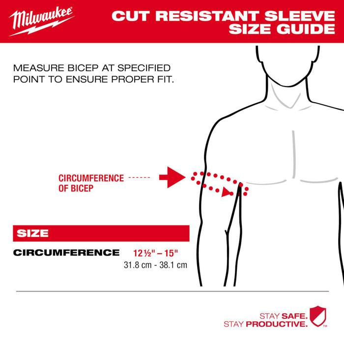 Milwaukee 18" Cut Level 5 Protective Sleeves