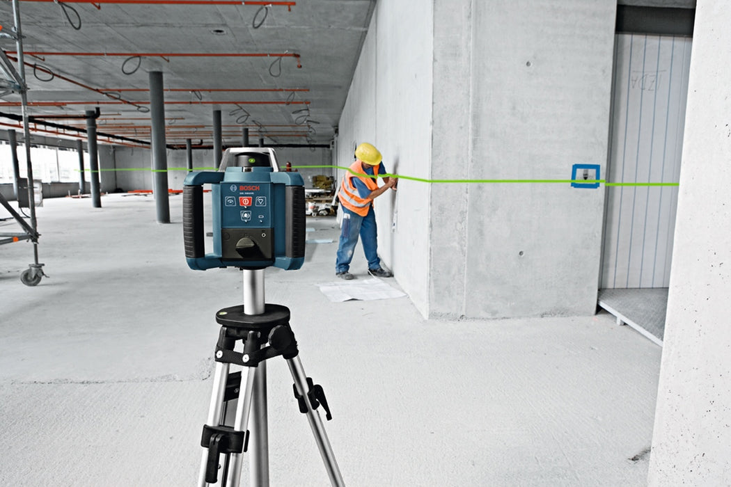 Bosch Self-Leveling Green-Beam Rotary Laser w/ Layout Beam