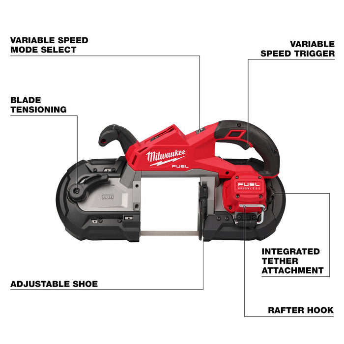 Milwaukee 2929-20 M18 FUEL™ Deep Cut Band Saw - Tool Only