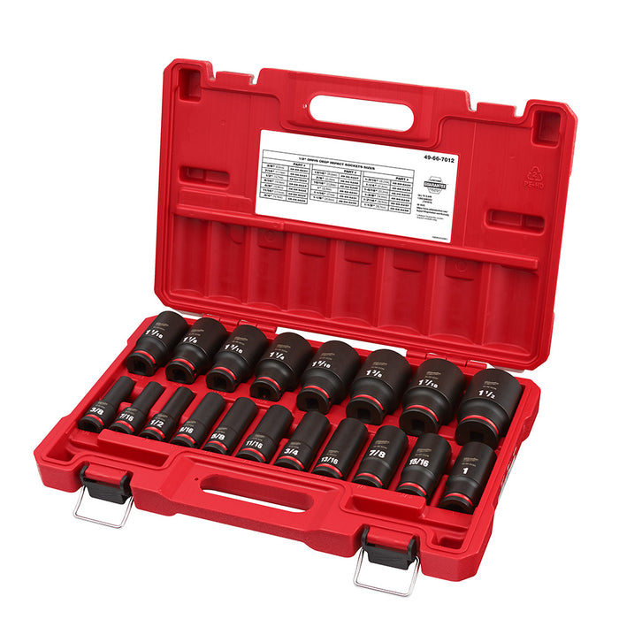 Milwaukee SHOCKWAVE Impact Duty Deep 6-Point Socket Set