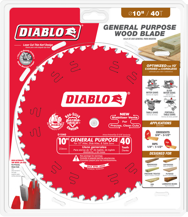 Diablo General Purpose Mitre Saw Blade For Wood