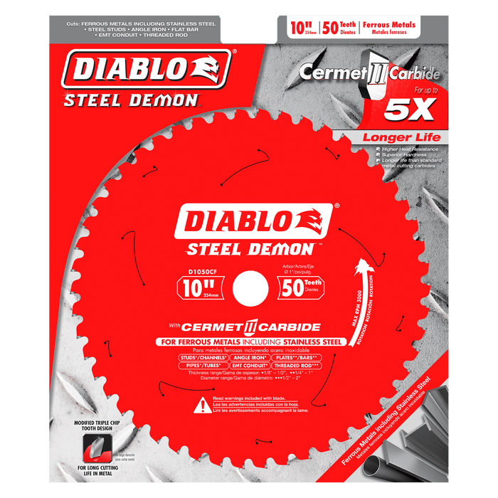 Diablo Demon™ Cermet II Saw Blade For Medium Metal