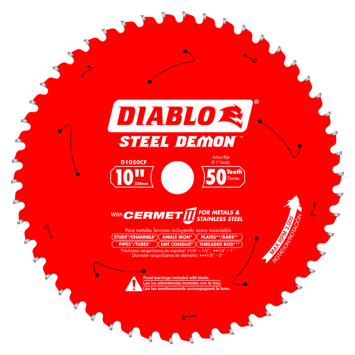 Diablo Demon™ Cermet II Saw Blade For Medium Metal