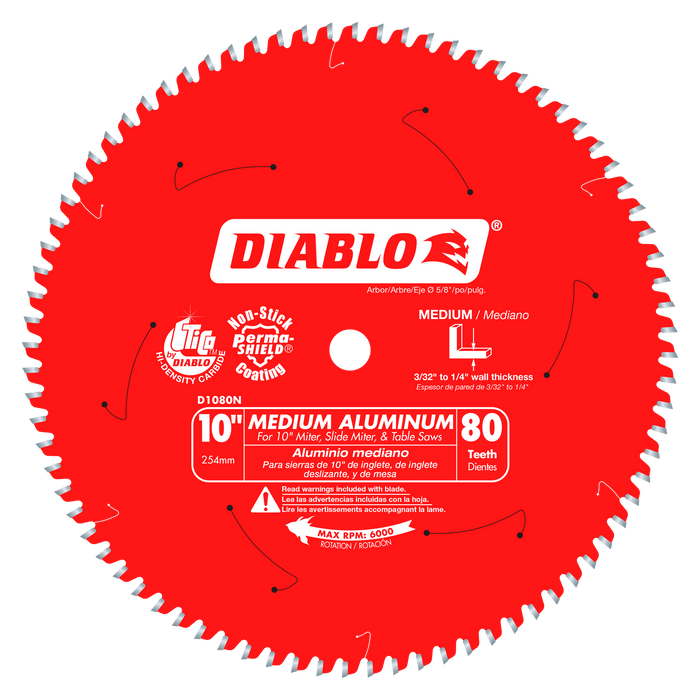 Diablo Mitre Saw Blade For Medium Aluminum