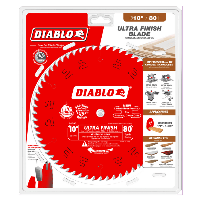 Diablo Ultra Finish Saw Blade for Wood