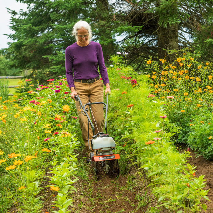 DR PILOT 4C 4-Cycle Mini Gas Powered Tiller Cultivator