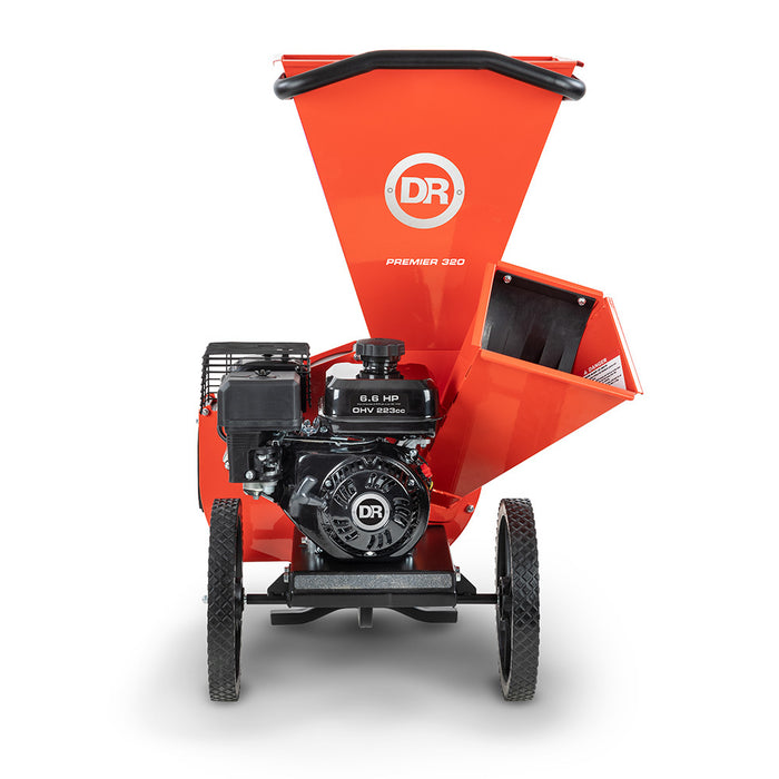 DR PREMIER 320 6.6HP Gas Powered Chipper Shredder