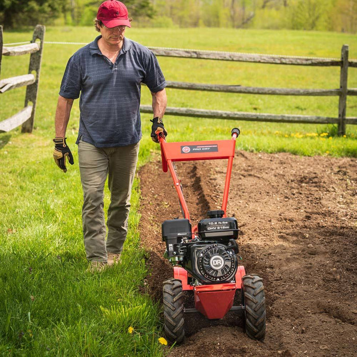 DR PRO CRT Gas Powered Rear Tine Rototiller