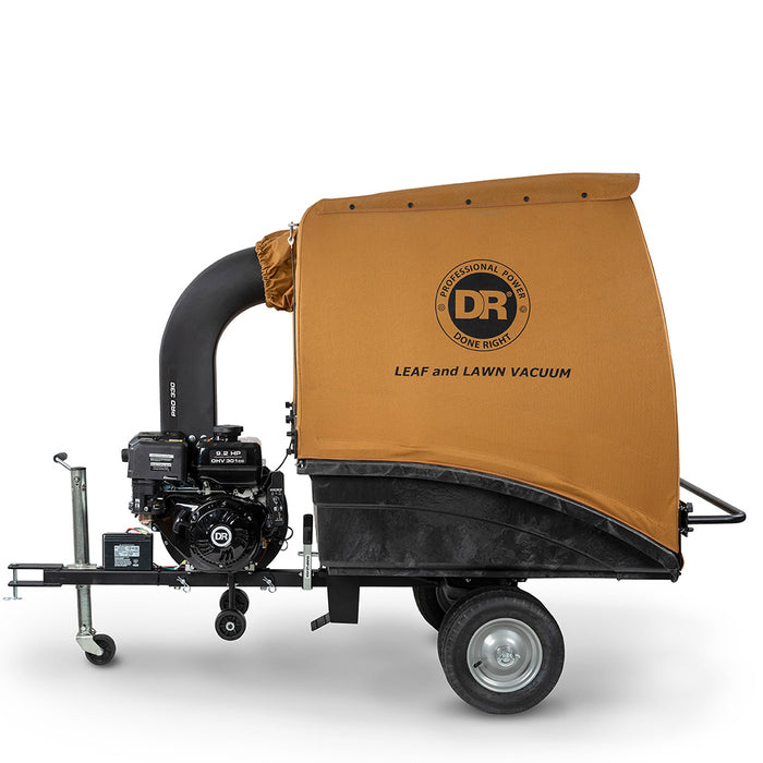 DR PRO 330 9.2hp Tow-Behind Leaf and Lawn Vacuum