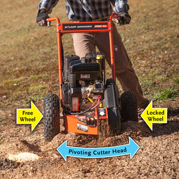 DR PREMIER 6.6HP Gas Powered Stump Grinder