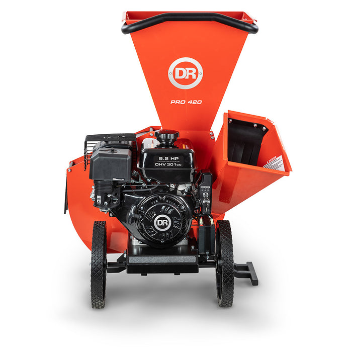 DR PRO 420 9.2HP Gas Powered Chipper Shredder