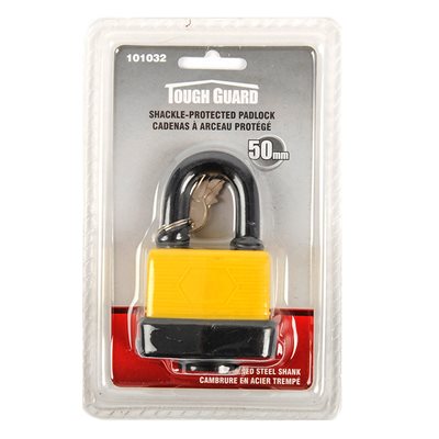 Laminated Padlock w/ Plastic Cover Plated