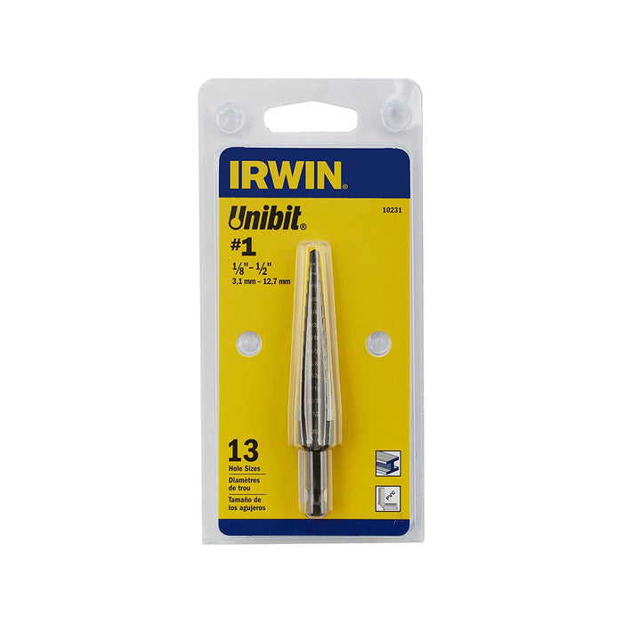 Irwin Unibit HSS Fractional Step Drill Bit