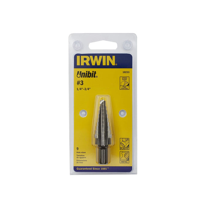 Irwin Unibit HSS Fractional Step Drill Bit