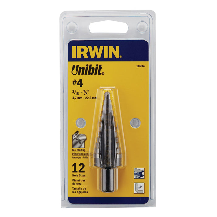 Irwin Unibit HSS Fractional Step Drill Bit