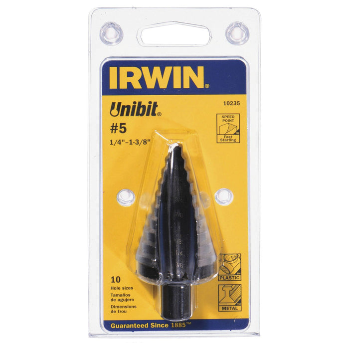 Irwin Unibit HSS Fractional Step Drill Bit