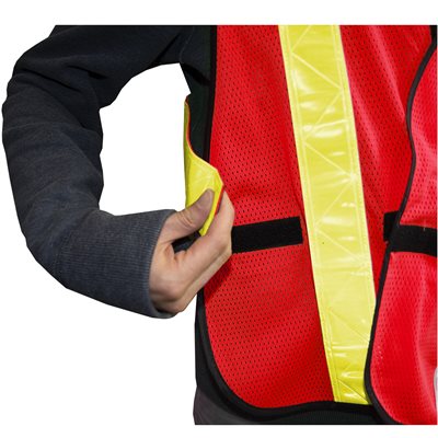 5-Point Tear-Away Safety Vest Hi-Vis Orange (OSFA)