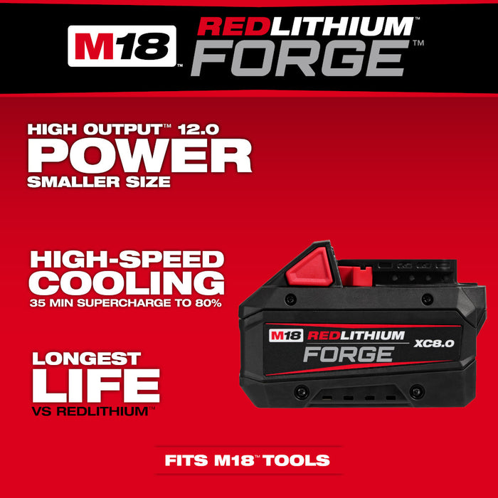 Milwaukee M18 FUEL™ 4-1/2"-6" Variable Speed Braking Grinder w/ Paddle Switch & ONE-KEY™