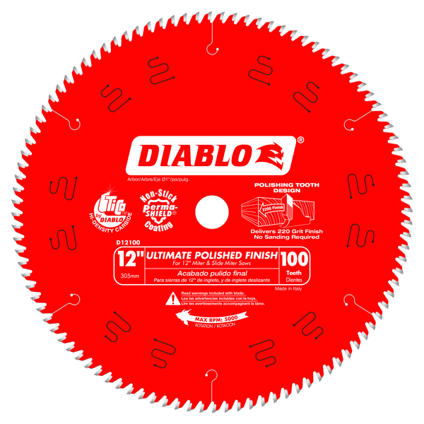 Diablo Ultimate Polished Finish Saw Blade For Wood