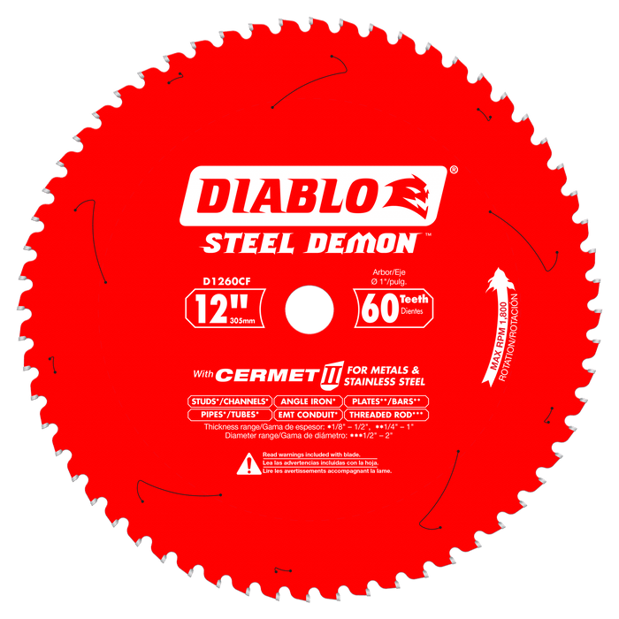 Diablo Demon™ Cermet II Saw Blade For Medium Metal