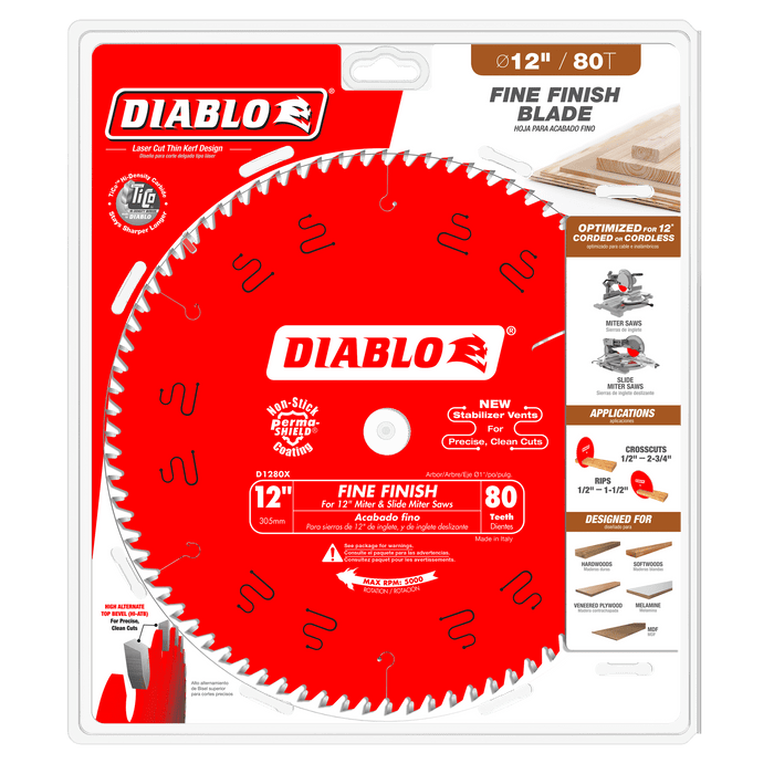 Diablo Fine Finish Saw Blade For Wood