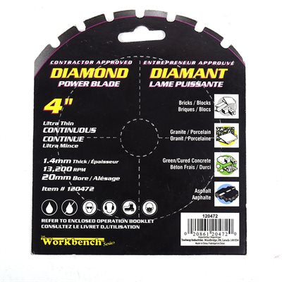 Tooltech Contractor Grade Diamond Saw Blades