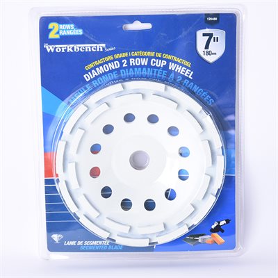 Tooltech Double Row Segmented Diamond Cup Wheel